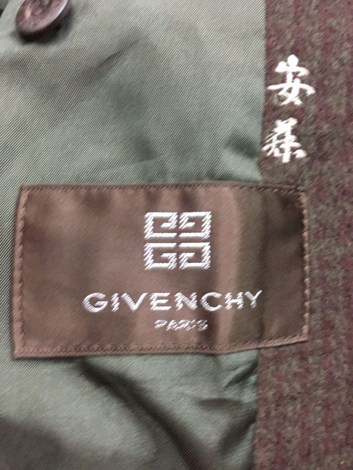 Givenchy Vintage Givenchy Double Breasted Wool Jacket Size US L / EU 52-54 / 3 - 9 Thumbnail