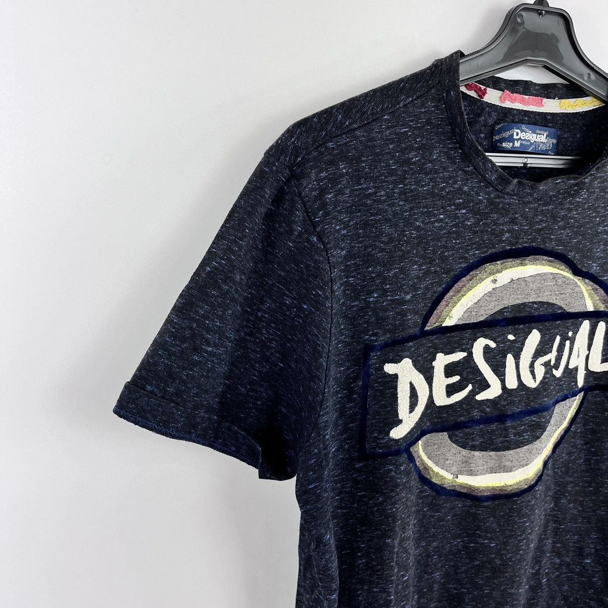 Designer × Desigual × Japanese Brand Desigual T-Shirt Big Logo Navy Size M Size US M / EU 48-50 / 2 - 3 Thumbnail