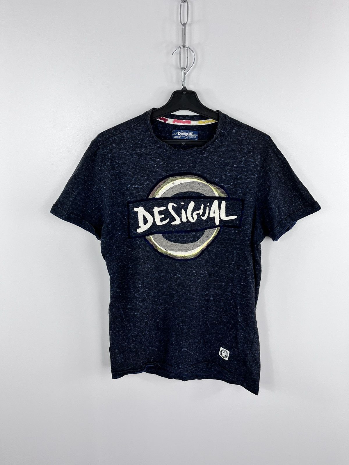 Designer × Desigual × Japanese Brand Desigual T-Shirt Big Logo Navy Size M Size US M / EU 48-50 / 2 - 1 Thumbnail