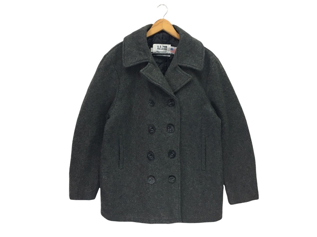 Schott Vintage Schott NYC Double Breasted Wool Jacket Size US M / EU 48-50 / 2 - 1 Thumbnail
