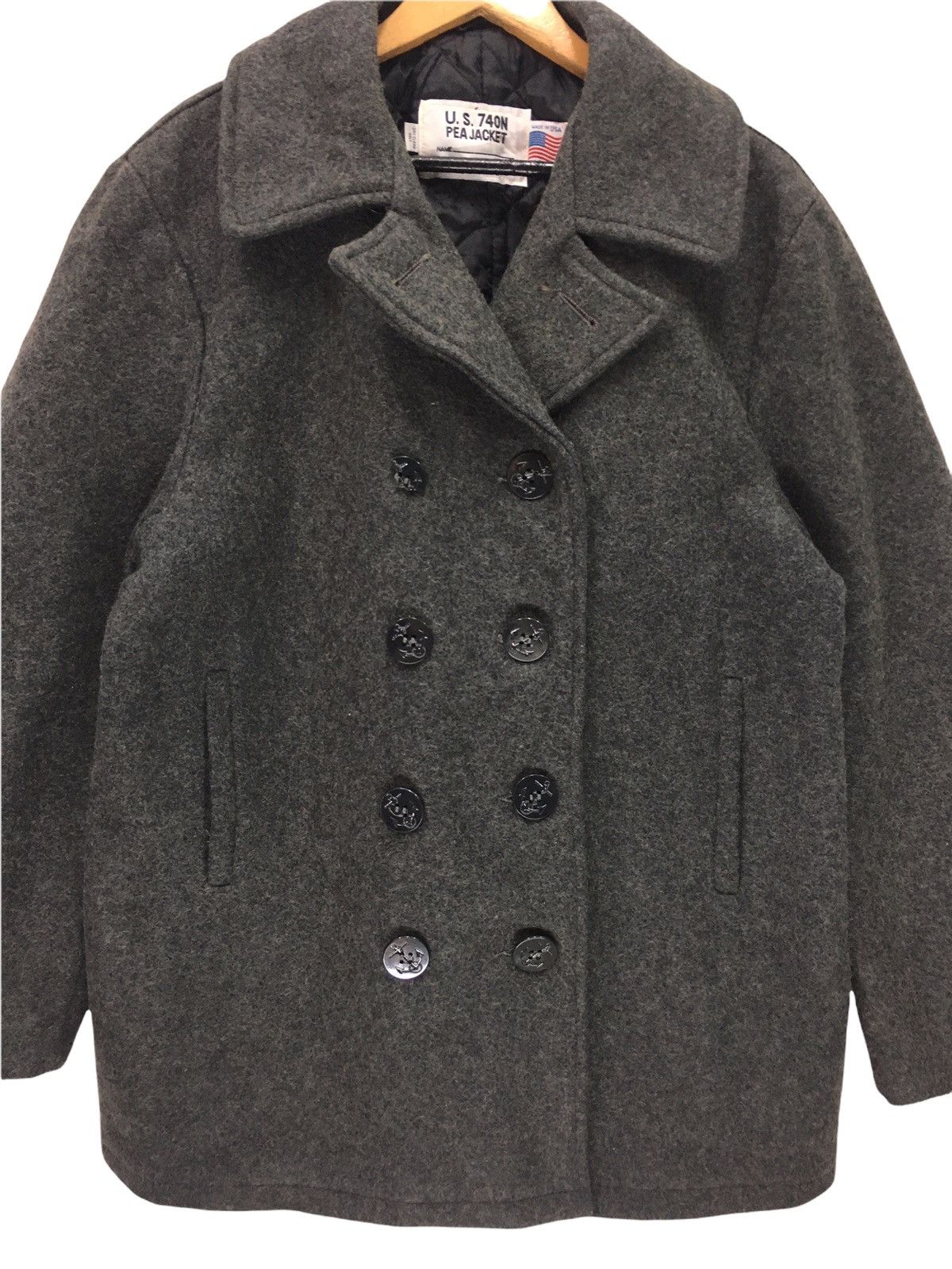 Schott Vintage Schott NYC Double Breasted Wool Jacket Size US M / EU 48-50 / 2 - 2 Thumbnail
