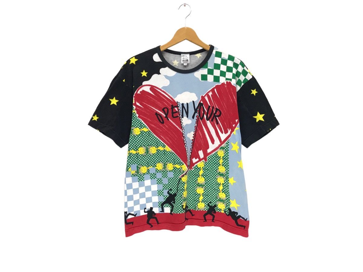 Moschino Vintage Moschino Full Print Hearts Big Logo Peanuts Snoopy Size US S / EU 44-46 / 1 - 2 Thumbnail