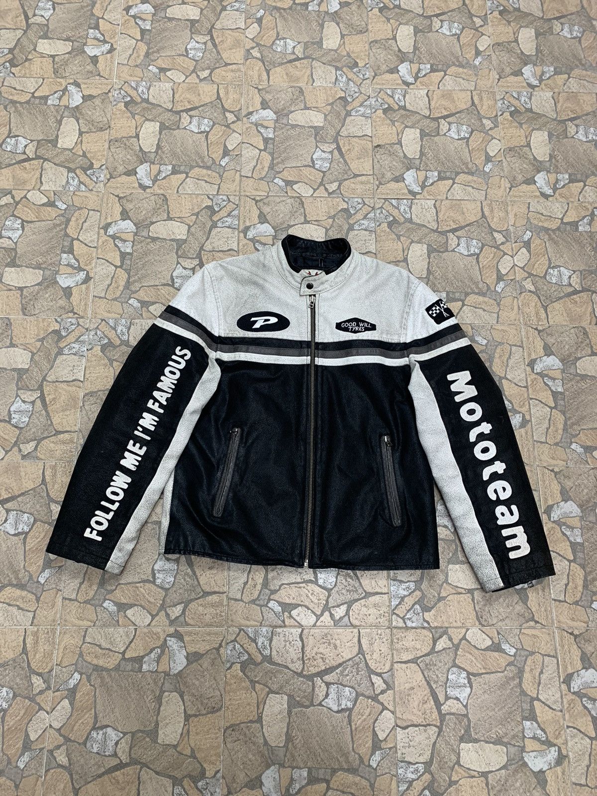 Vintage Vintage Mototeam Racing Jacket Size US S / EU 44-46 / 1 - 1 Thumbnail