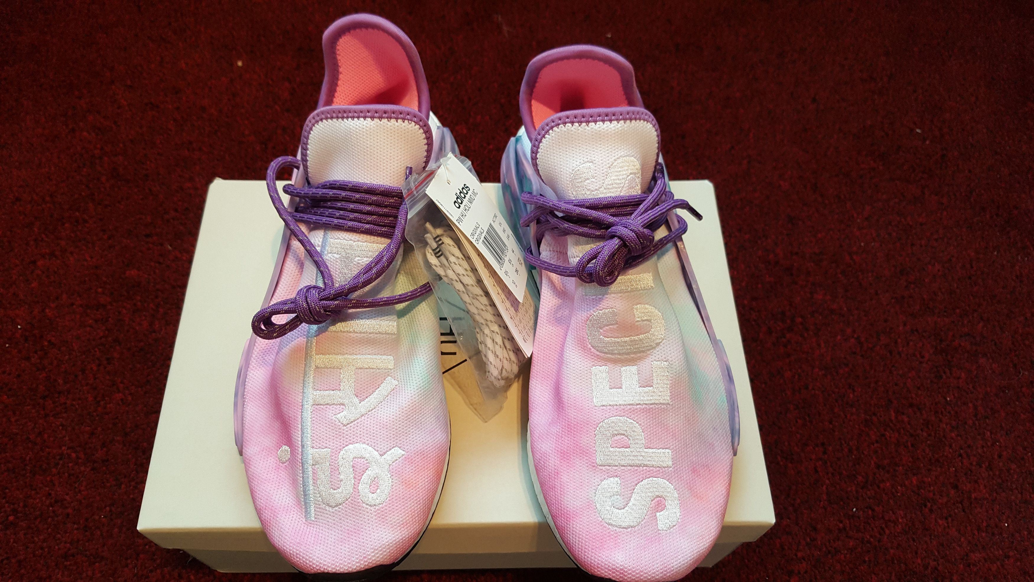 Adidas Pharrell adidas Human Race NMD Pharrell Holi Festival Pink Glow Grailed