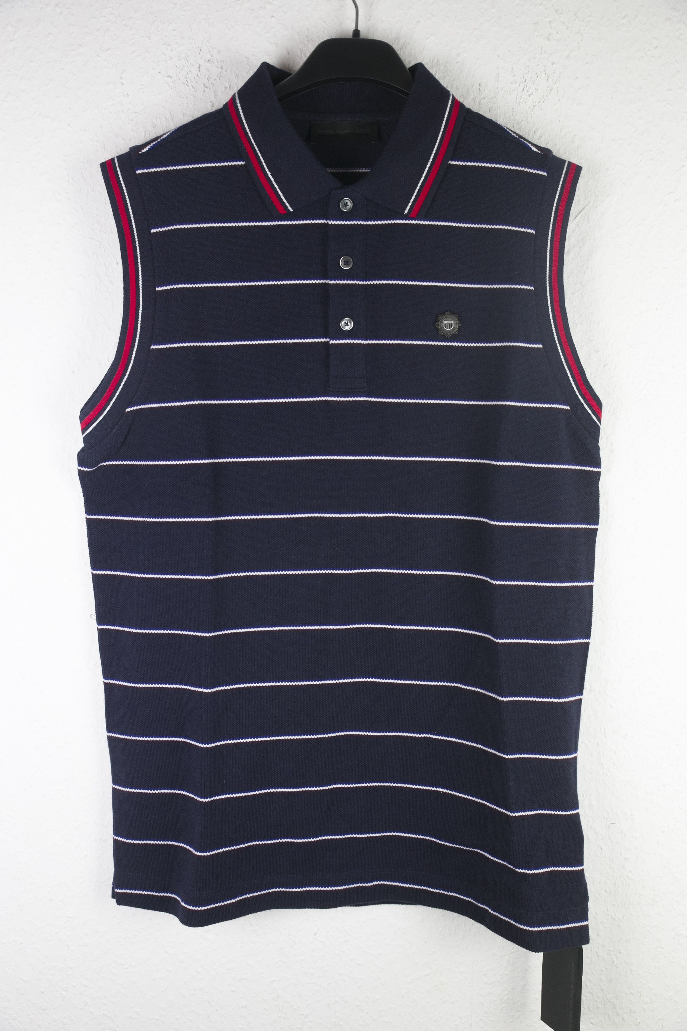 Diesel Black Gold NWT Diesel Black Gold TEGHETTA TOP Sleeveelss Polo Size L Size US L / EU 52-54 / 3 - 1 Thumbnail