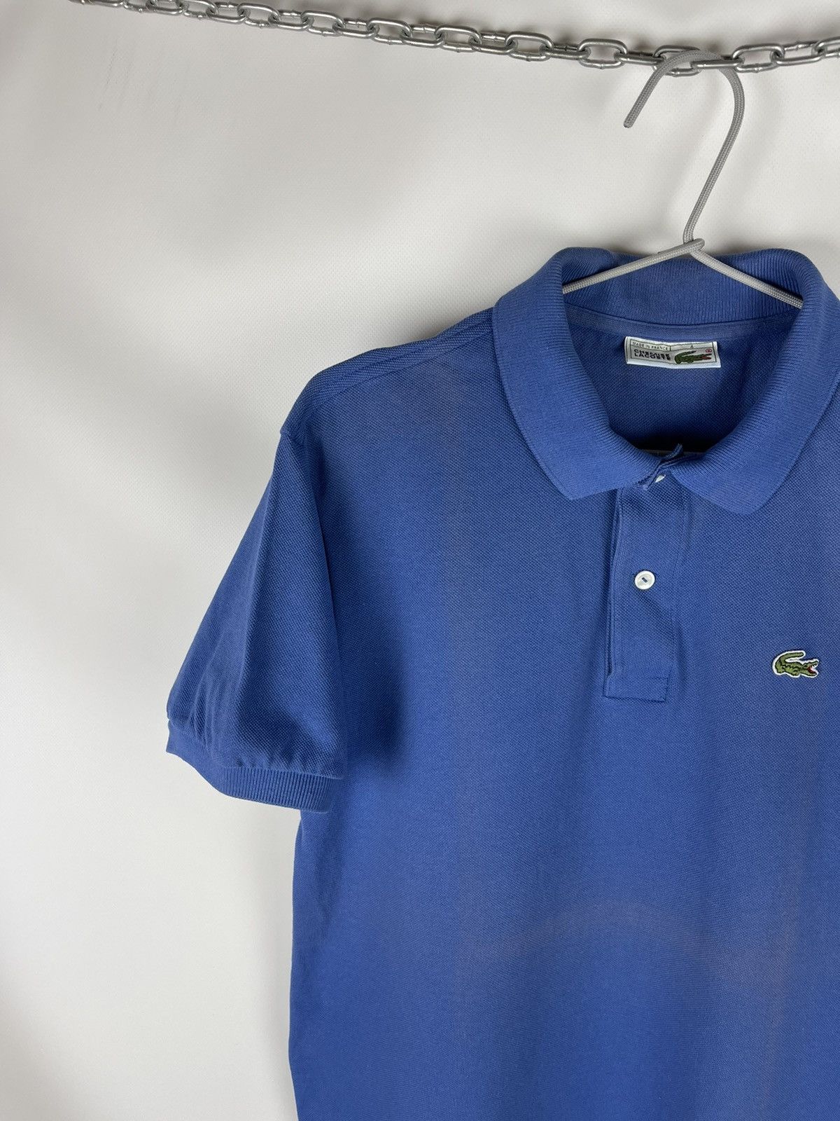 Lacoste Chemise Lacoste vintage 90s blue made in France polo tee Size US M / EU 48-50 / 2 - 4 Thumbnail