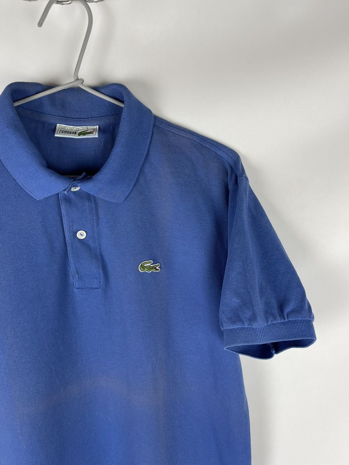 Lacoste Chemise Lacoste vintage 90s blue made in France polo tee Size US M / EU 48-50 / 2 - 5 Thumbnail