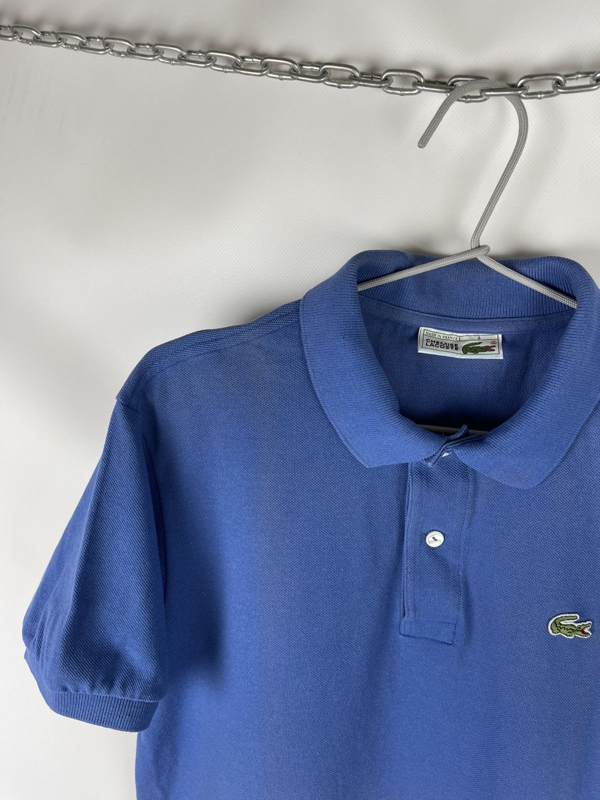 Lacoste Chemise Lacoste vintage 90s blue made in France polo tee Size US M / EU 48-50 / 2 - 8 Thumbnail