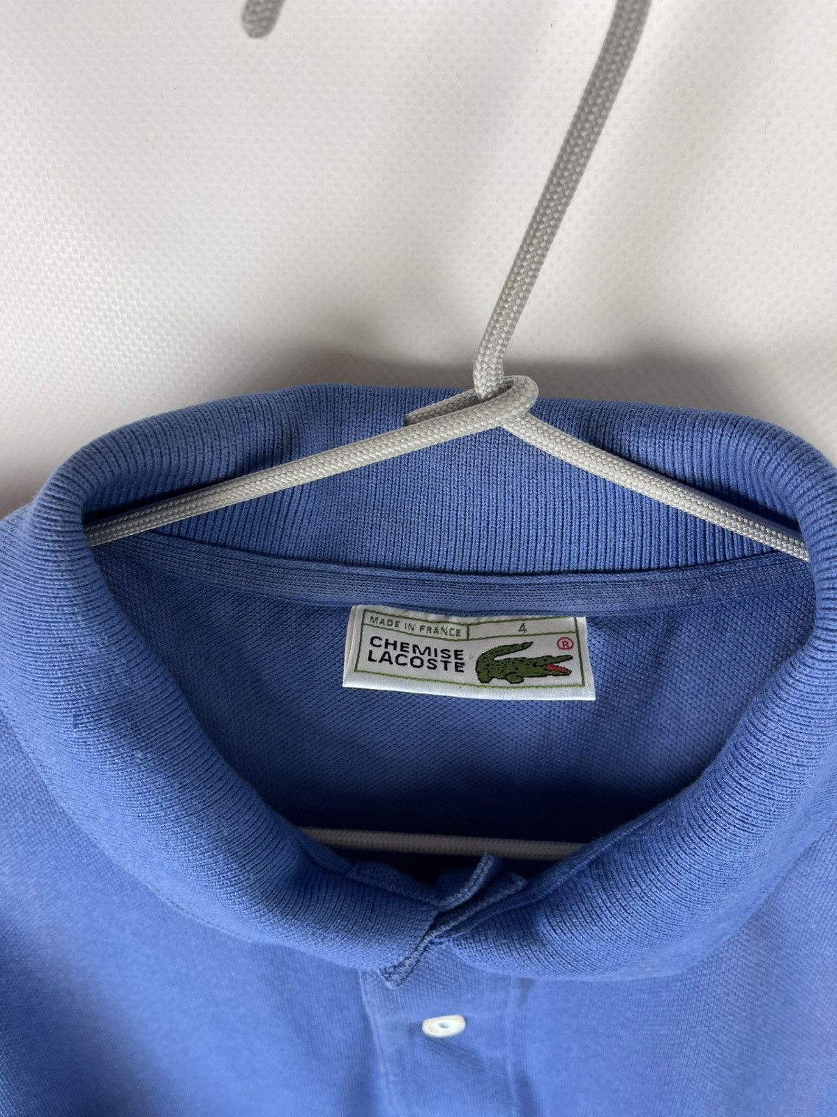 Lacoste Chemise Lacoste vintage 90s blue made in France polo tee Size US M / EU 48-50 / 2 - 9 Thumbnail