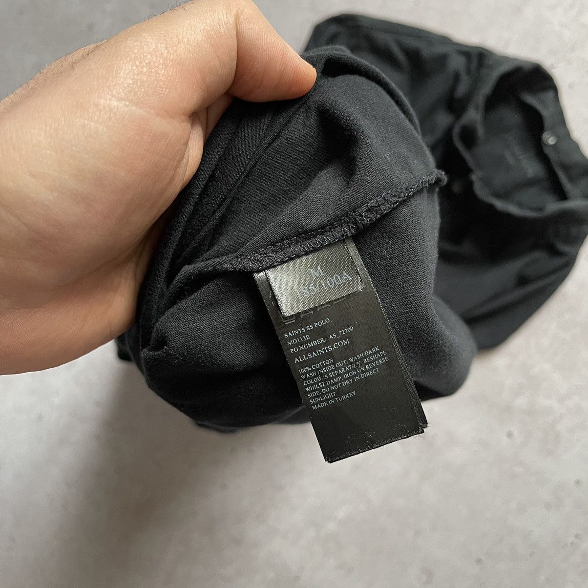 Allsaints Allsaints polo black size M vintage Size US M / EU 48-50 / 2 - 9 Thumbnail