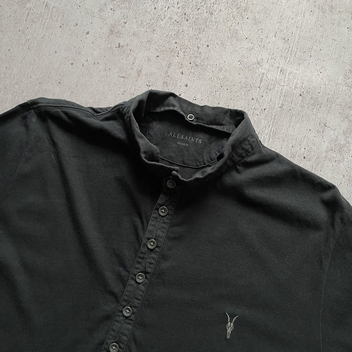 Allsaints Allsaints polo black size M vintage Size US M / EU 48-50 / 2 - 2 Thumbnail