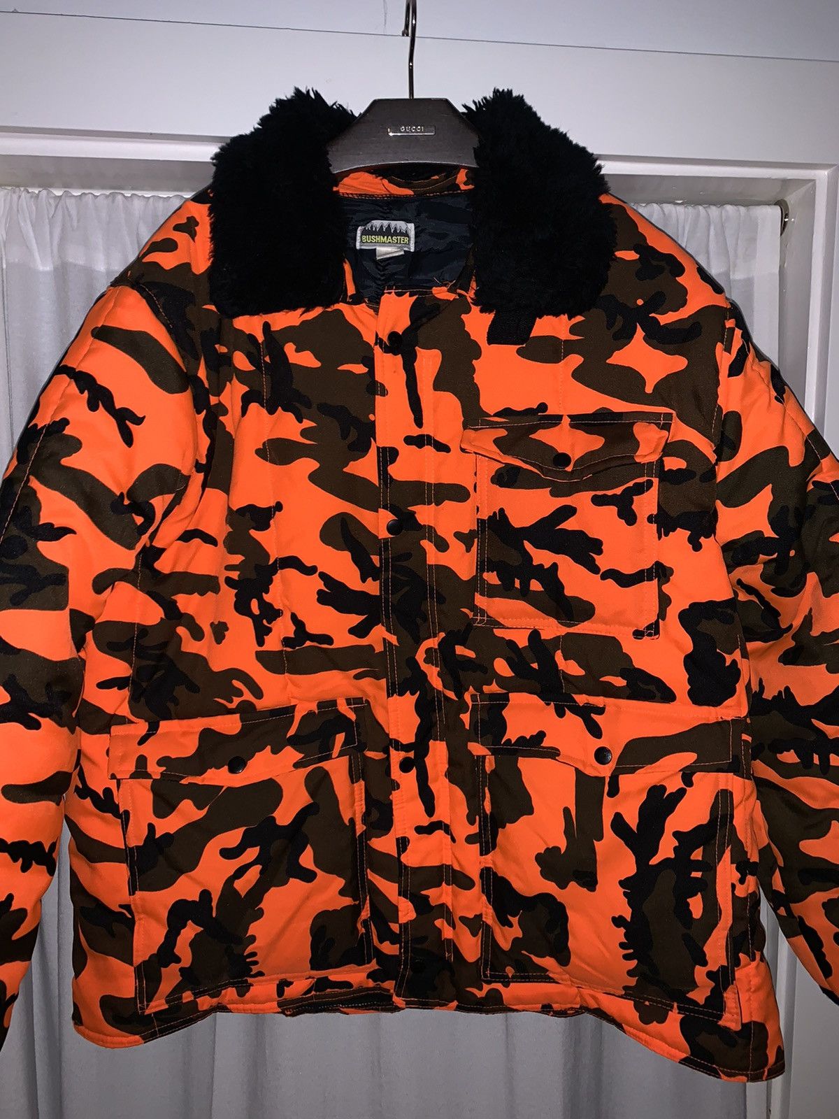 Other Vintage Bushmaster Blaze Orange Camo Jacket Size US XL / EU 56 / 4 - 4 Thumbnail