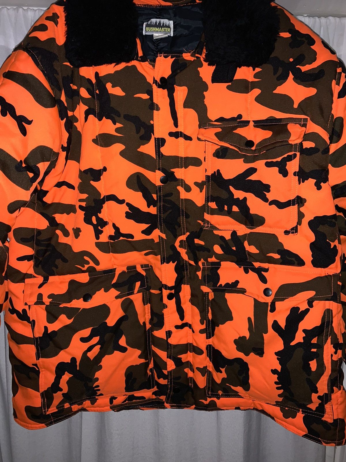 Other Vintage Bushmaster Blaze Orange Camo Jacket Size US XL / EU 56 / 4 - 5 Thumbnail