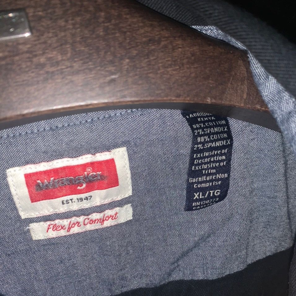 Other Vintage Paint Distressed Wrangler Workwear Work Shirt Size US L / EU 52-54 / 3 - 4 Thumbnail