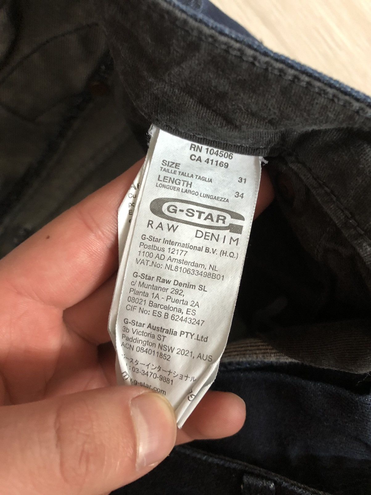Vintage G-Star Raw Denim 96 Y2K Jeans