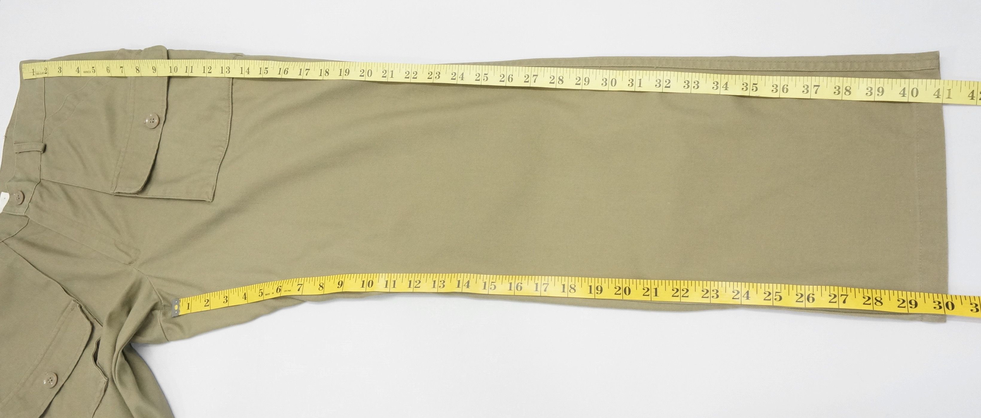 Global Work BestDeal 🔥 GLOBAL WORK Japan Olive Bush Pants Size US 31 - 11 Thumbnail