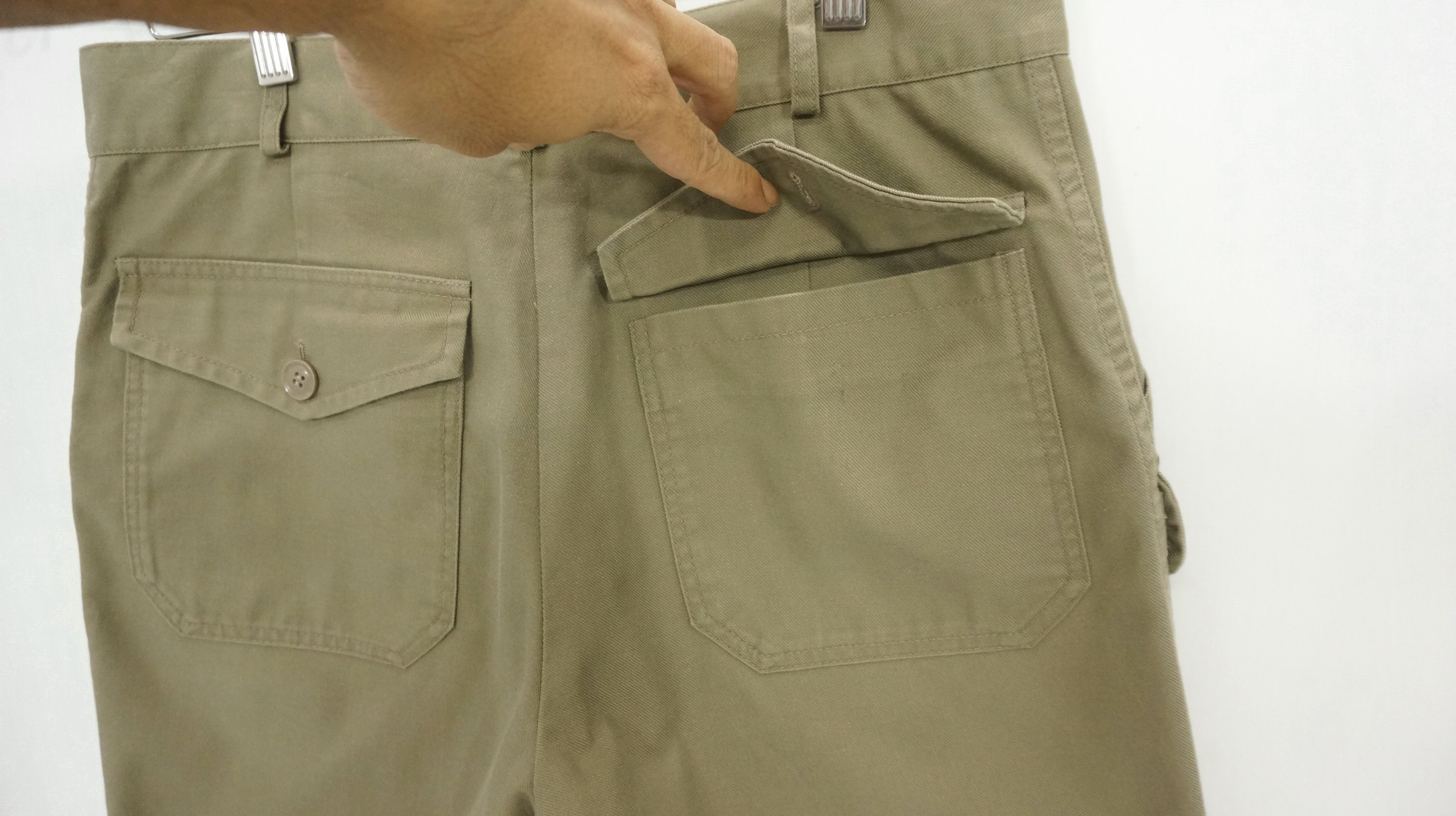 Global Work BestDeal 🔥 GLOBAL WORK Japan Olive Bush Pants Size US 31 - 7 Thumbnail