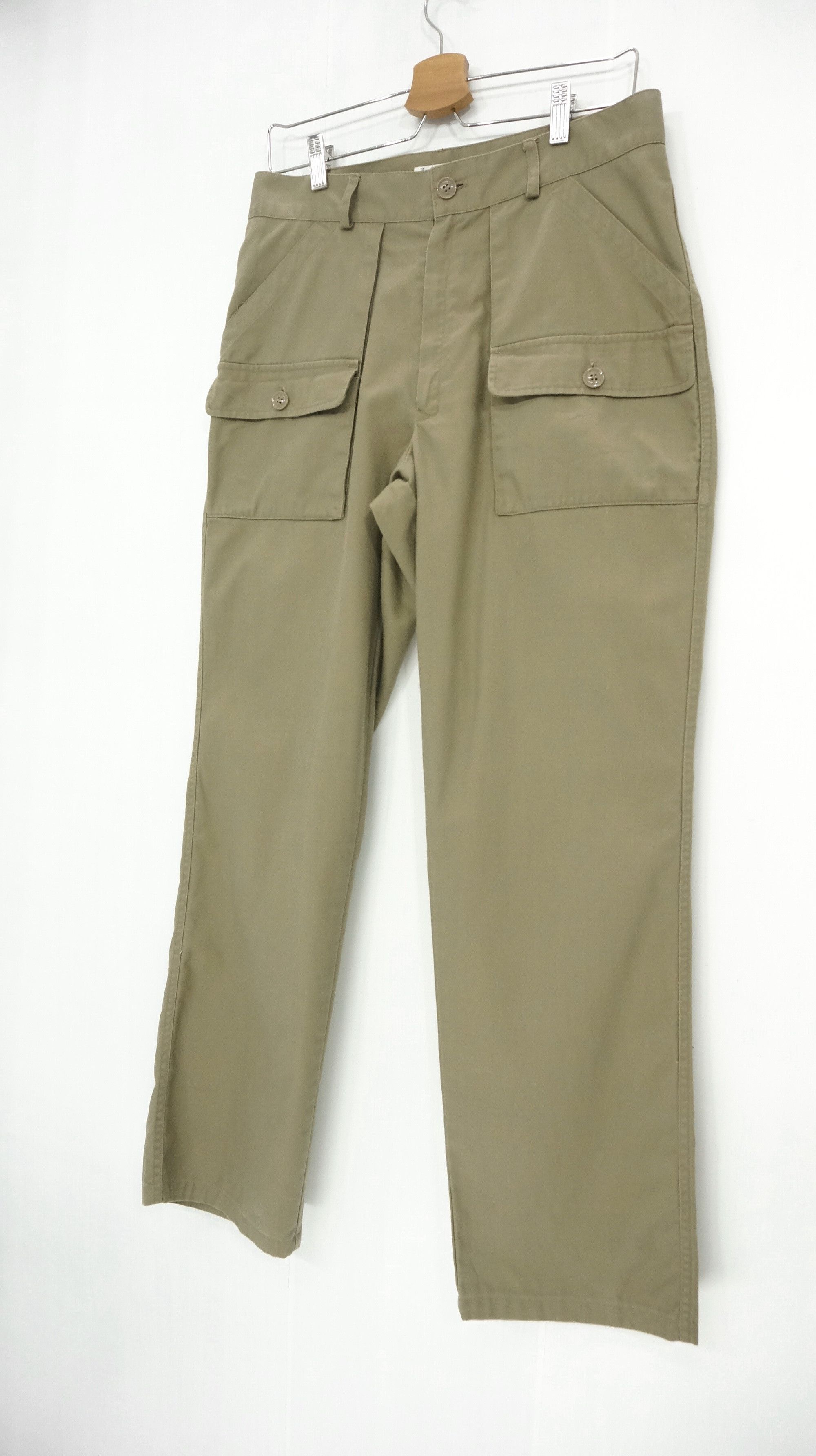Global Work BestDeal 🔥 GLOBAL WORK Japan Olive Bush Pants Size US 31 - 2 Thumbnail