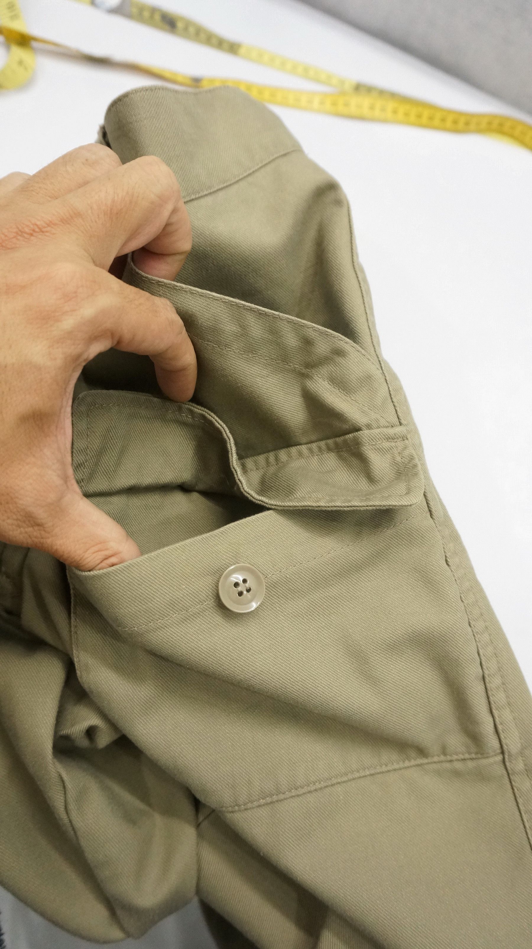 Global Work BestDeal 🔥 GLOBAL WORK Japan Olive Bush Pants Size US 31 - 14 Thumbnail
