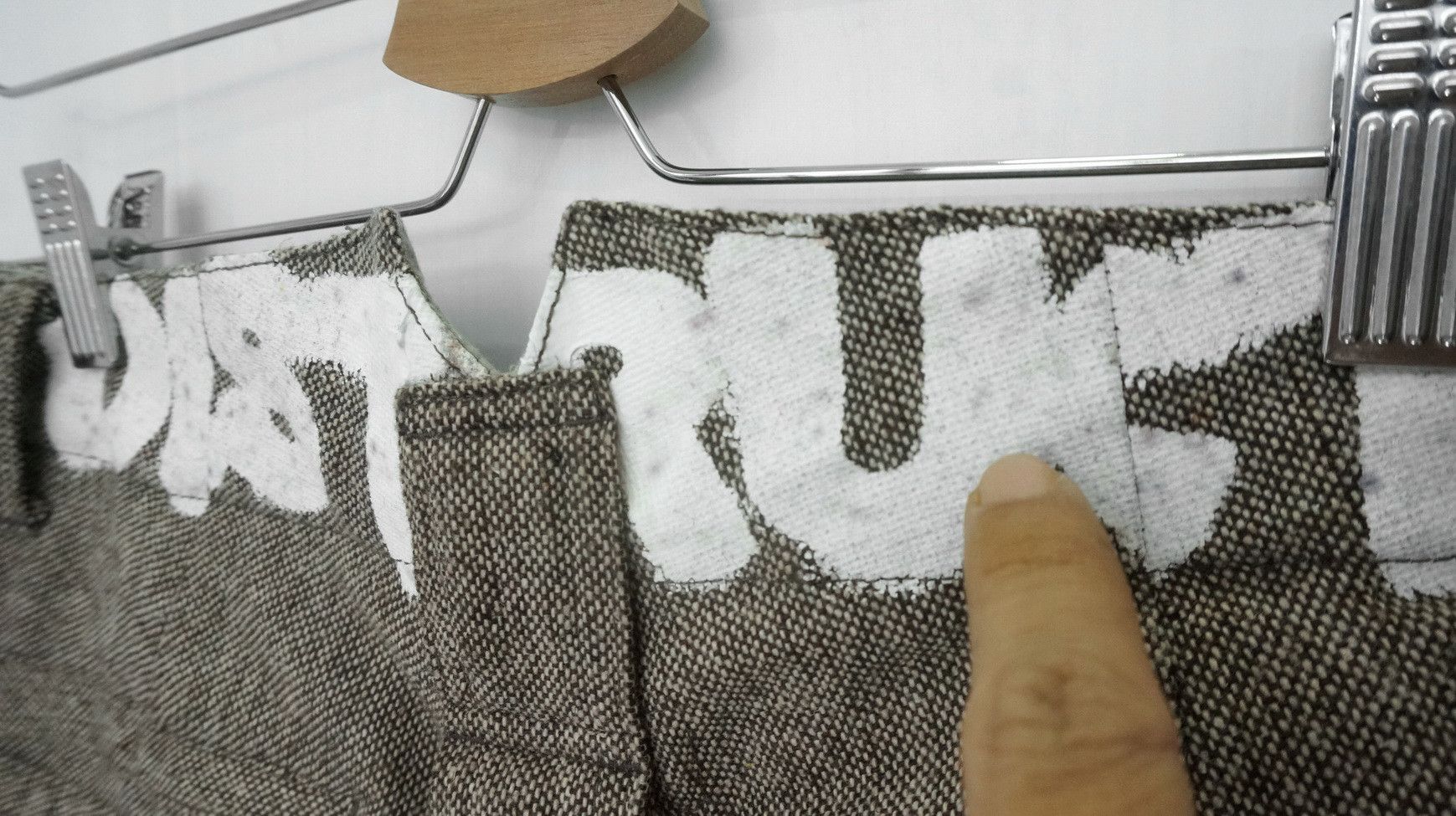 Japanese Brand PPFM PEYTON PLACE FOR MEN Roll Up Wool Blend Worn Pants Size US 30 / EU 46 - 7 Thumbnail