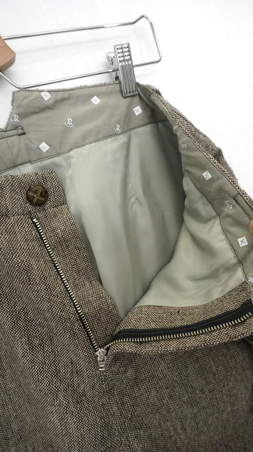 Japanese Brand PPFM PEYTON PLACE FOR MEN Roll Up Wool Blend Worn Pants Size US 30 / EU 46 - 9 Thumbnail