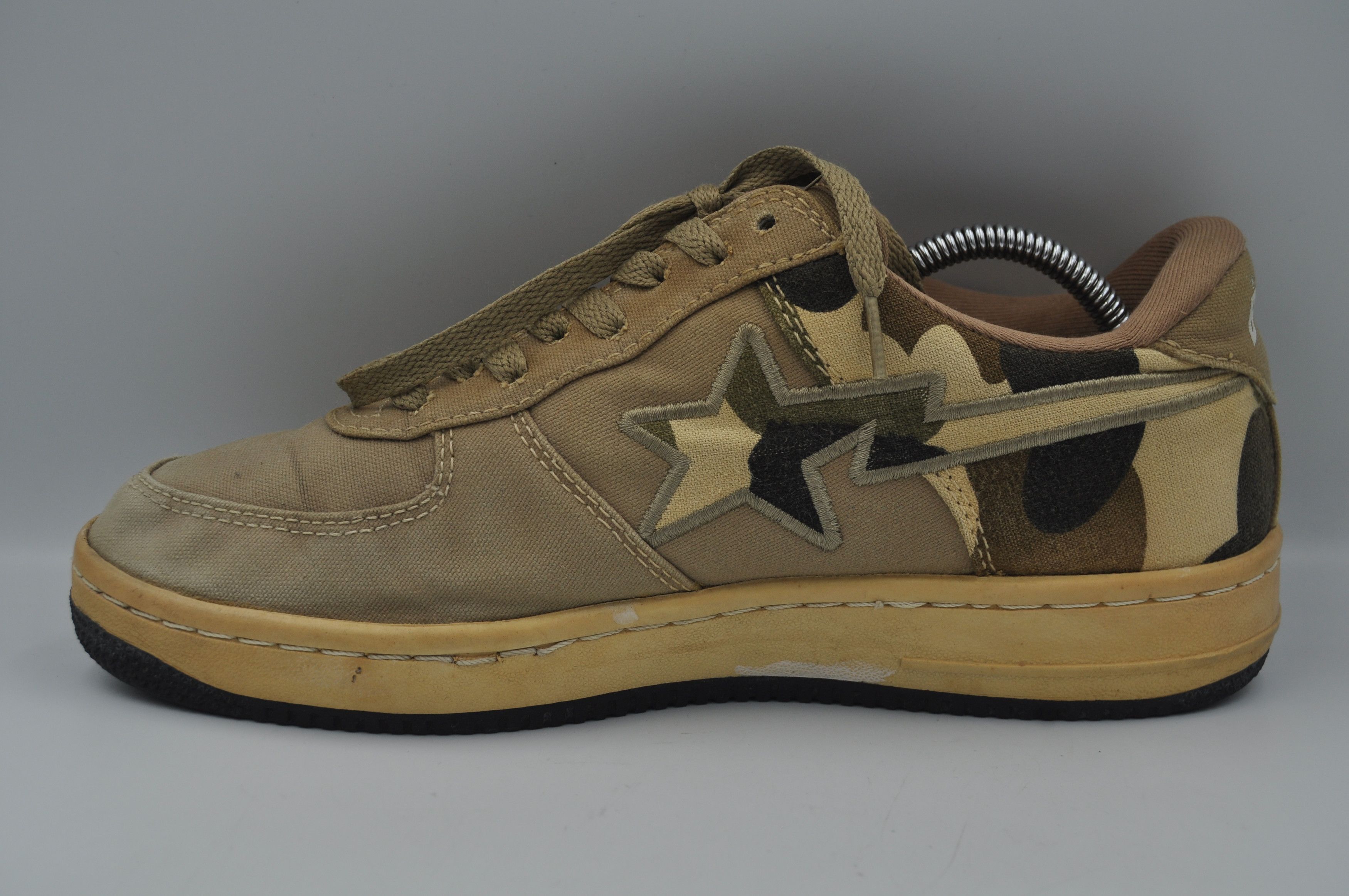 Bape Bape - F/W 11 - 1st Camo Canvas Bapesta Size US 8 / EU 41 - 3 Thumbnail