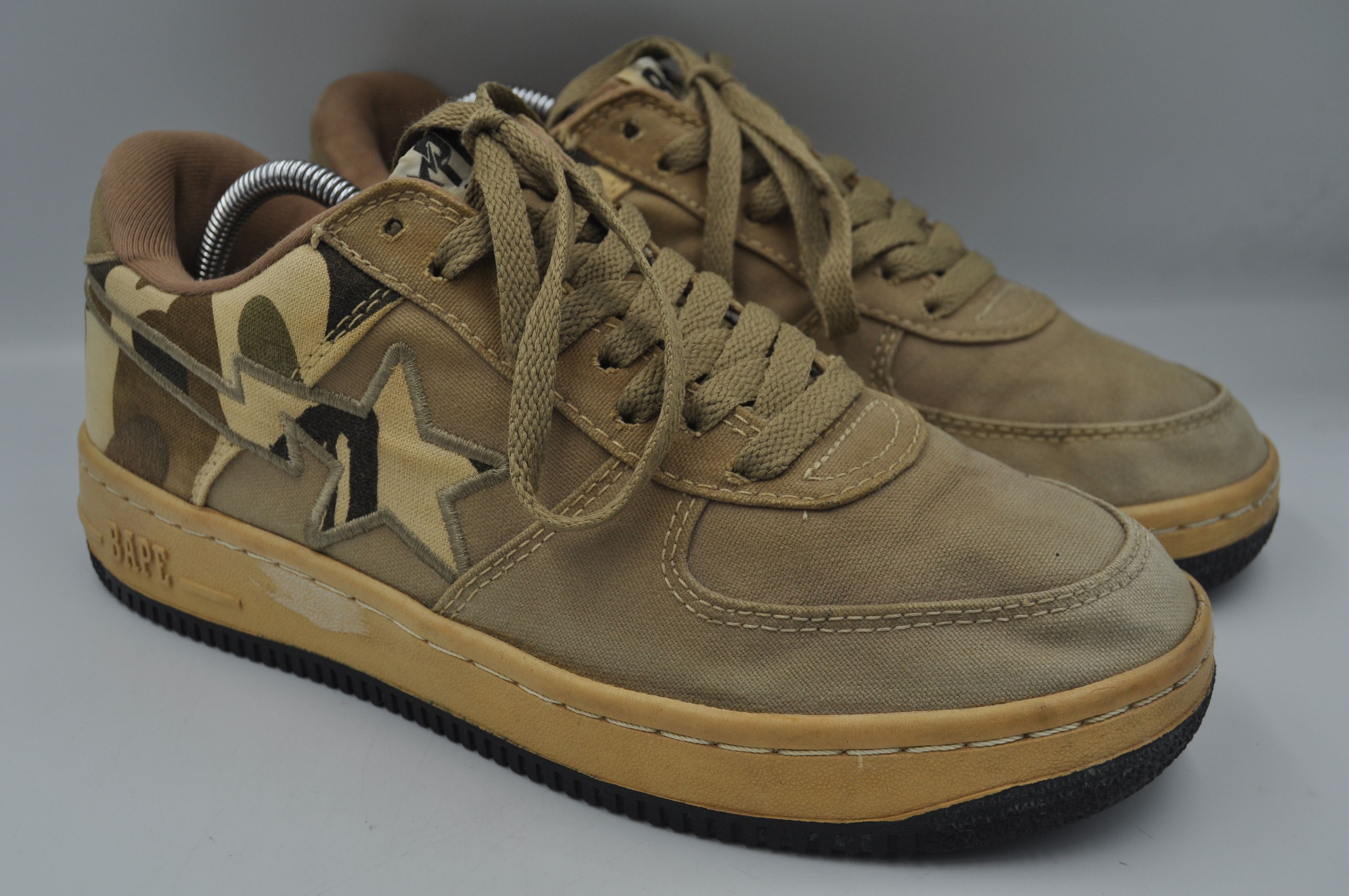Bape Bape - F/W 11 - 1st Camo Canvas Bapesta Size US 8 / EU 41 - 1 Thumbnail