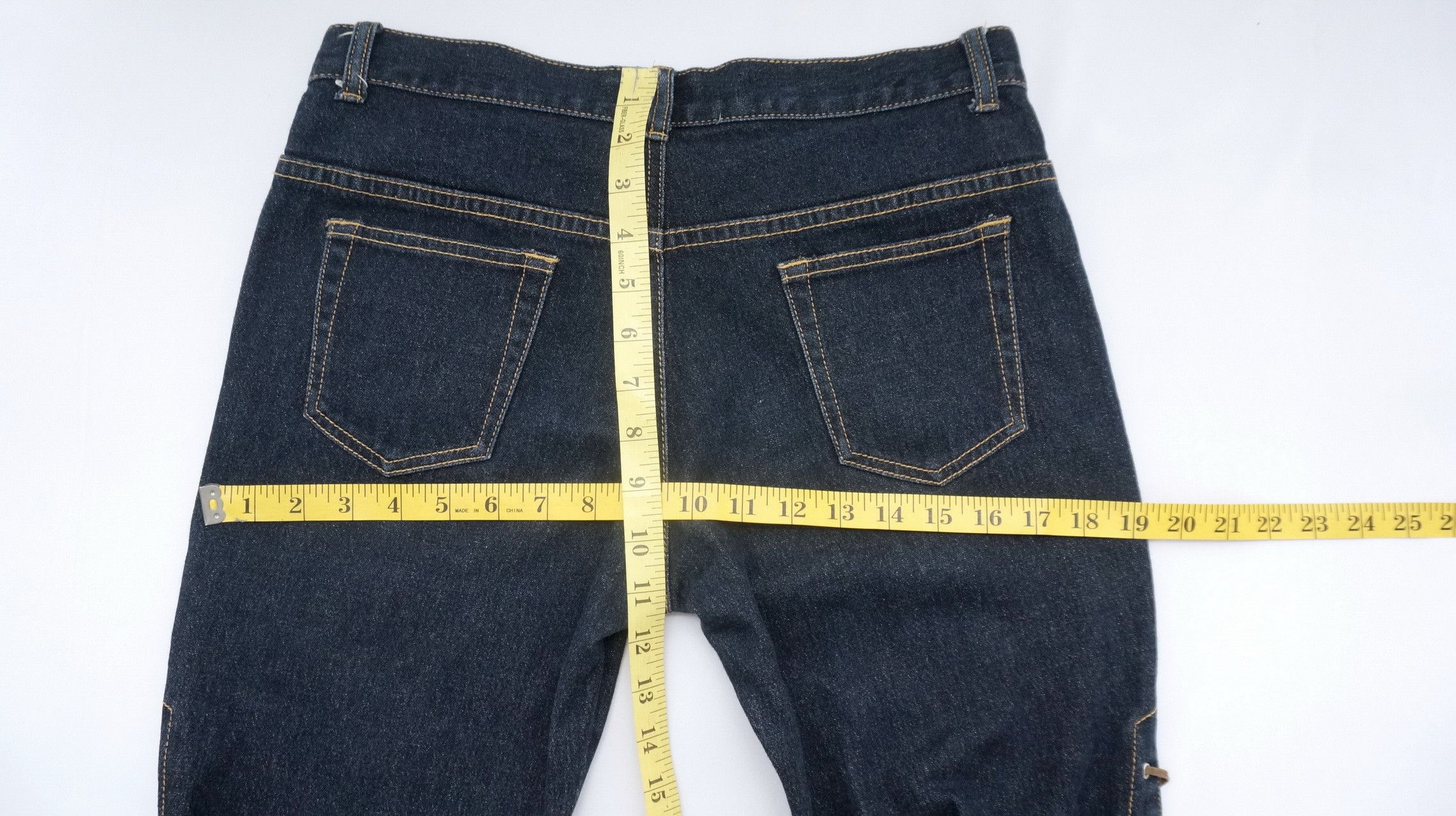 Japanese Brand Flare Vtg LIVRE CLAIRE Laced Side Up Women's Jeans Size 29" - 12 Thumbnail