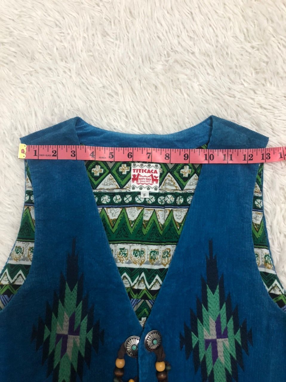 Japanese Brand 🔥Rare🔥 Titicaca navajo vest Size S / US 4 / IT 40 - 5 Thumbnail