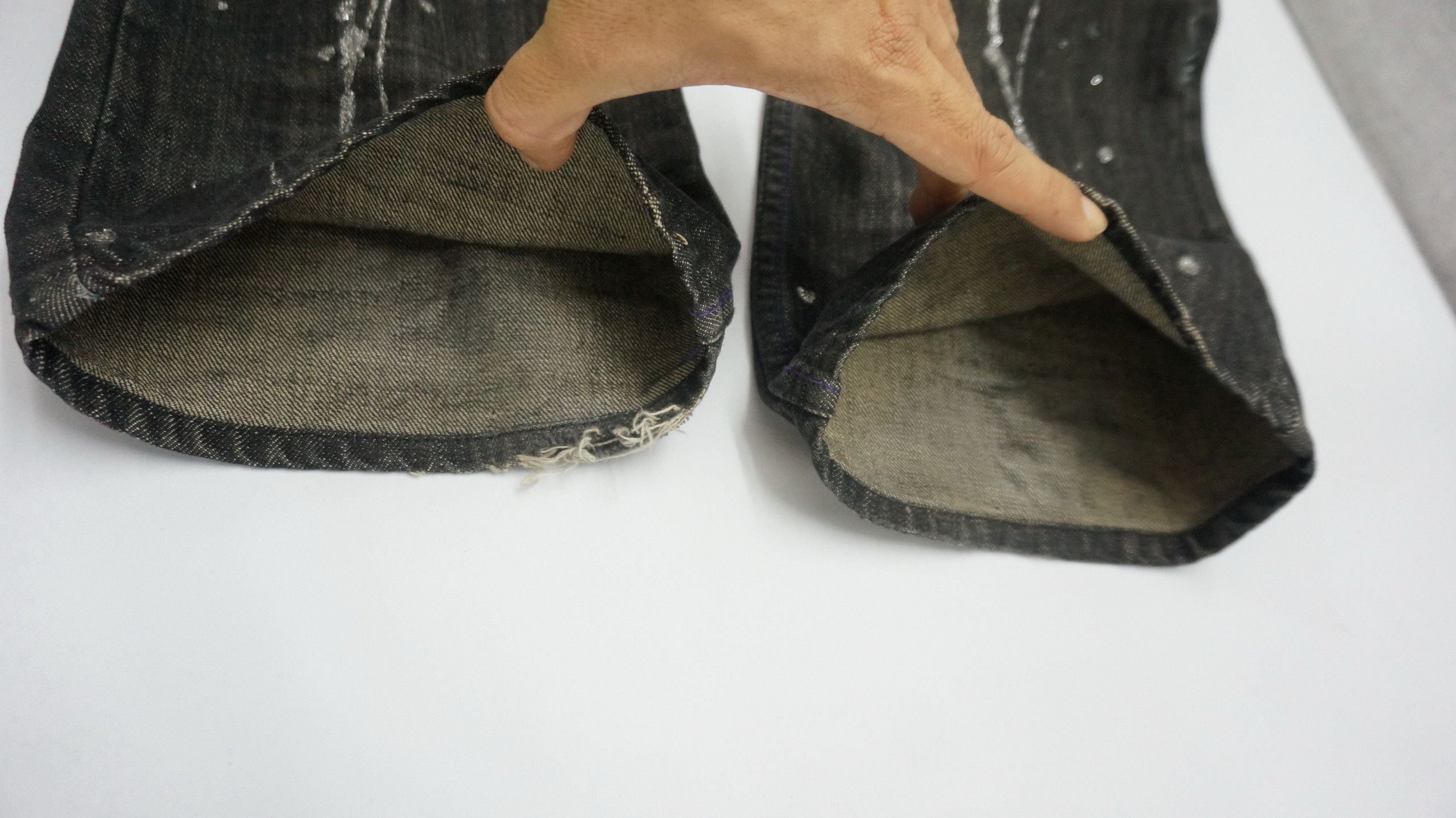 If Six Was Nine SuperSick🔥 Flare MIDAS Vtg Worn Distressed Lowrise Jeans Size US 30 / EU 46 - 20 Thumbnail