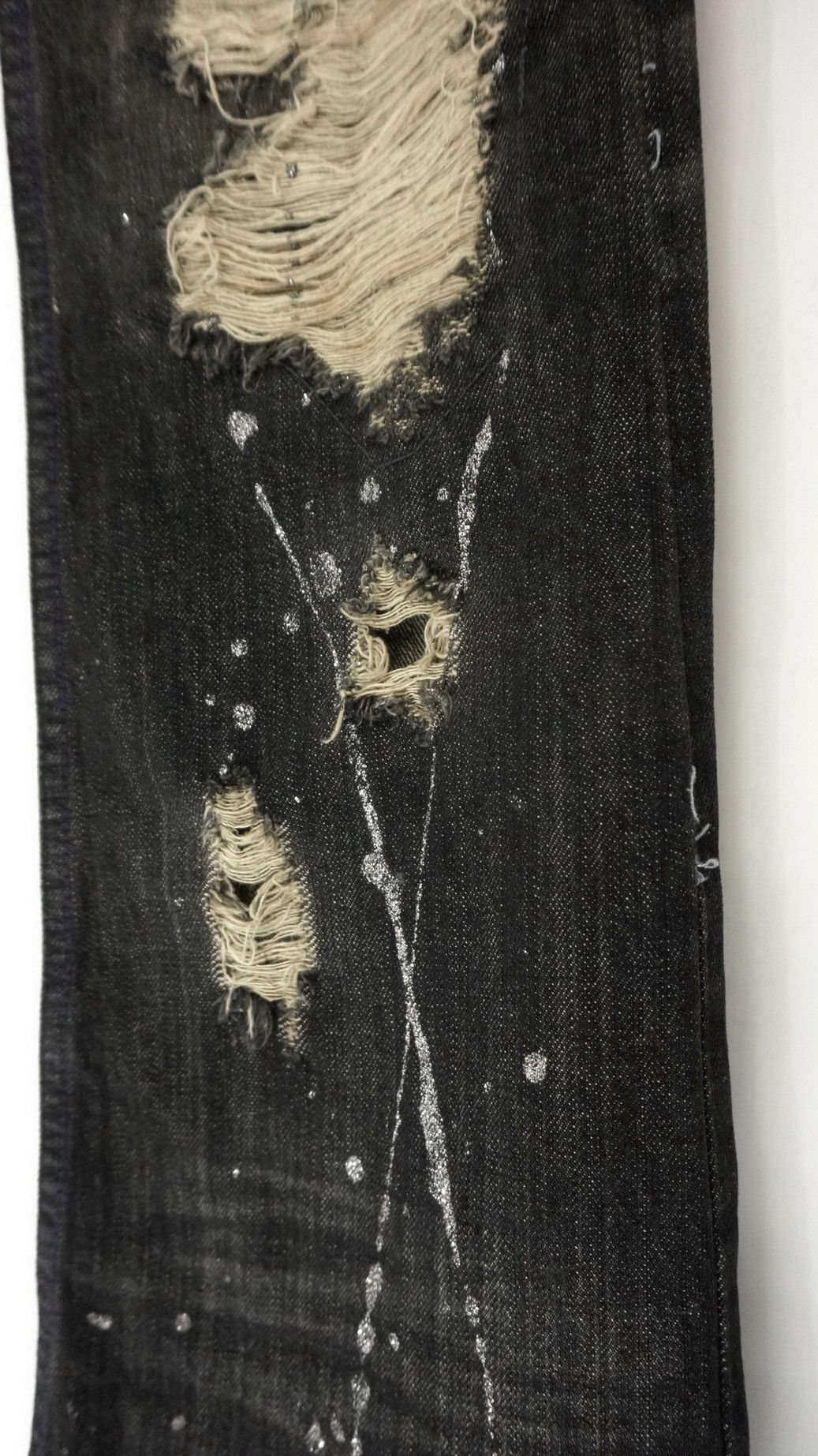 If Six Was Nine SuperSick🔥 Flare MIDAS Vtg Worn Distressed Lowrise Jeans Size US 30 / EU 46 - 8 Thumbnail