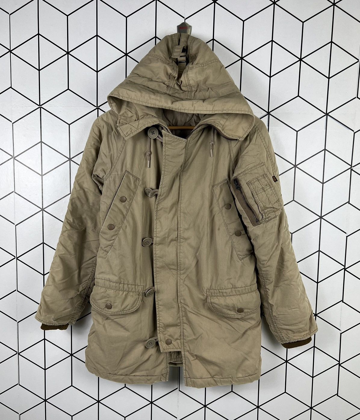 MARGARET HOWELL×ALPHAカーキミリタリージャケット　Mサイズ MHL. - MHL.×ALPHA INDUSTRIES ジャケット カーキ Ⅱの通販 by