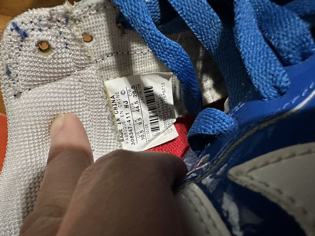 Nike × Vintage Nike Air Force 1 Sheed Low Blue Jay 2006 (306347411) Size US 10.5 / EU 43-44 - 8 Thumbnail