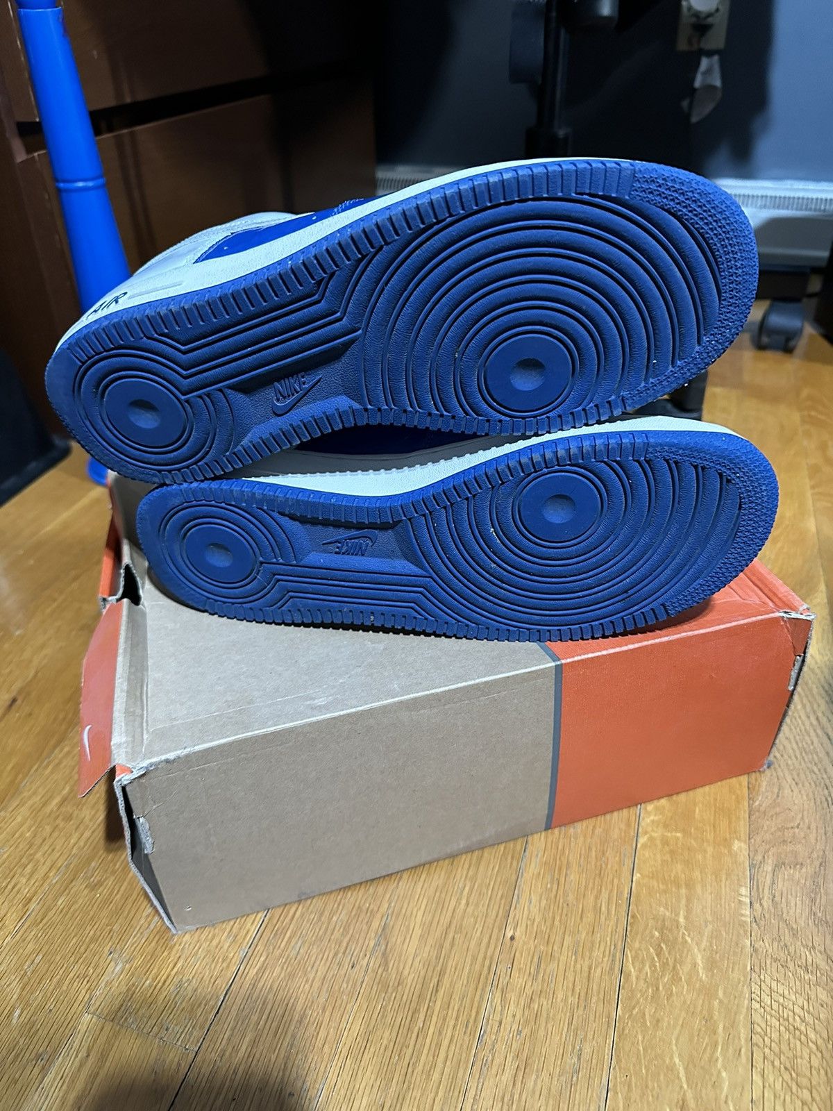 Nike × Vintage Nike Air Force 1 Sheed Low Blue Jay 2006 (306347411) Size US 10.5 / EU 43-44 - 9 Thumbnail