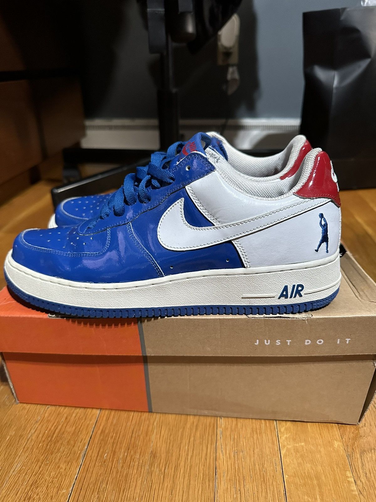 Nike × Vintage Nike Air Force 1 Sheed Low Blue Jay 2006 (306347411) Size US 10.5 / EU 43-44 - 5 Thumbnail