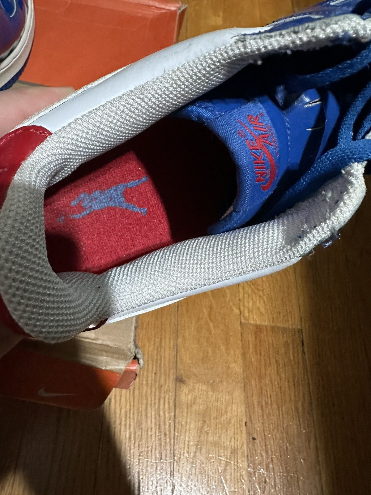 Nike × Vintage Nike Air Force 1 Sheed Low Blue Jay 2006 (306347411) Size US 10.5 / EU 43-44 - 7 Thumbnail