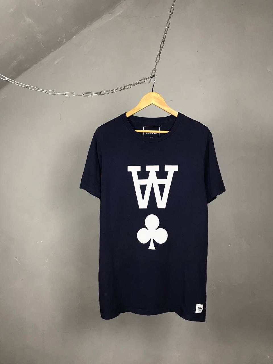 Wood Wood Wood Wood luxury streetwear center logo tee Size US M / EU 48-50 / 2 - 1 Thumbnail