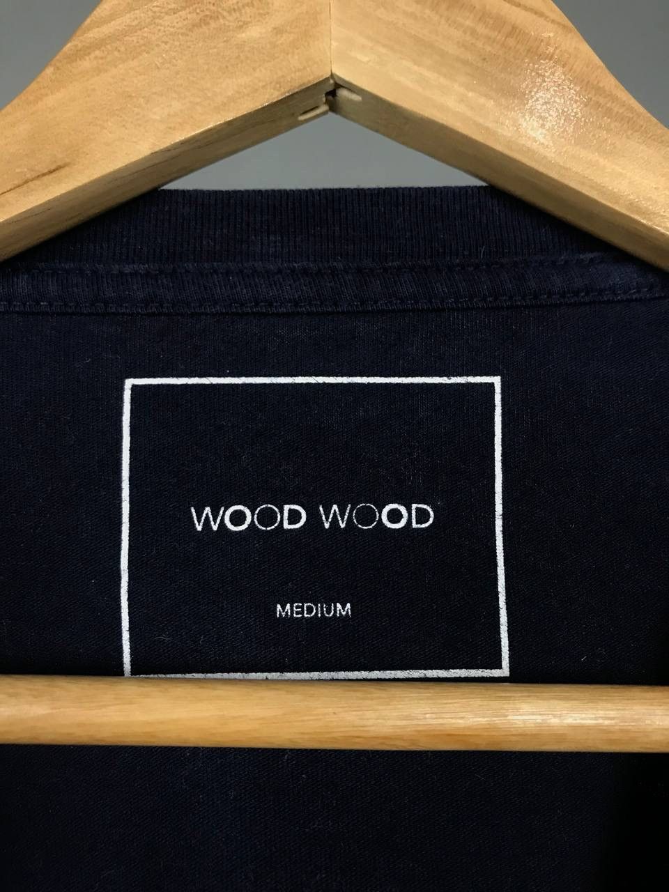 Wood Wood Wood Wood luxury streetwear center logo tee Size US M / EU 48-50 / 2 - 4 Thumbnail