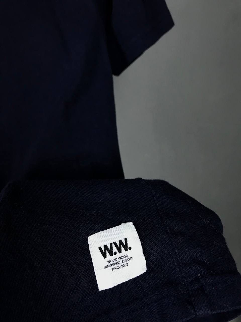 Wood Wood Wood Wood luxury streetwear center logo tee Size US M / EU 48-50 / 2 - 5 Thumbnail