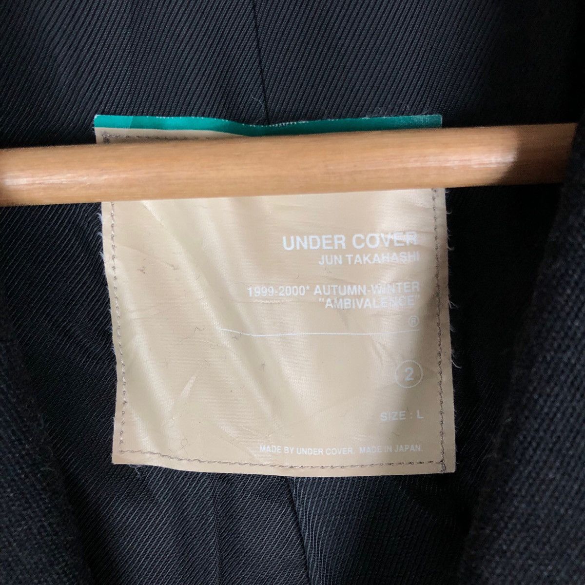 Undercover UNDERCOVER JUN TAKAHASHI 1999/2000 AUTUMN WINTER JACKET Size US L / EU 52-54 / 3 - 4 Thumbnail