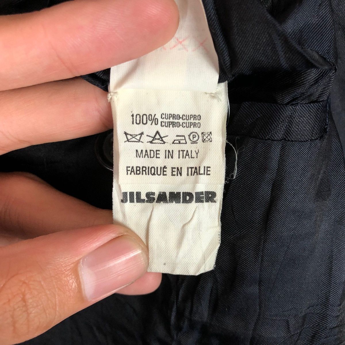 Jil Sander JIL SANDER ITALY LEATHER COAT JACKET Size US S / EU 44-46 / 1 - 6 Thumbnail