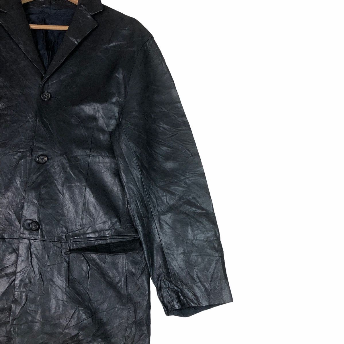 Jil Sander JIL SANDER ITALY LEATHER COAT JACKET Size US S / EU 44-46 / 1 - 3 Thumbnail