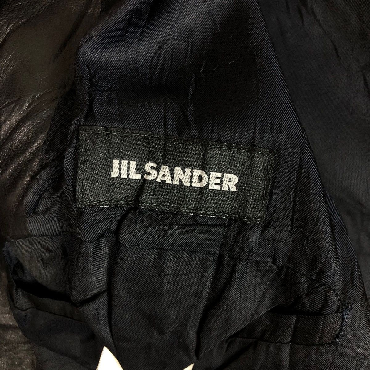Jil Sander JIL SANDER ITALY LEATHER COAT JACKET Size US S / EU 44-46 / 1 - 4 Thumbnail