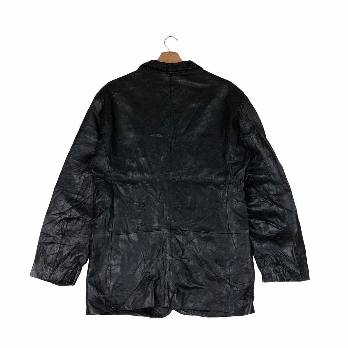 Jil Sander JIL SANDER ITALY LEATHER COAT JACKET Size US S / EU 44-46 / 1 - 8 Thumbnail