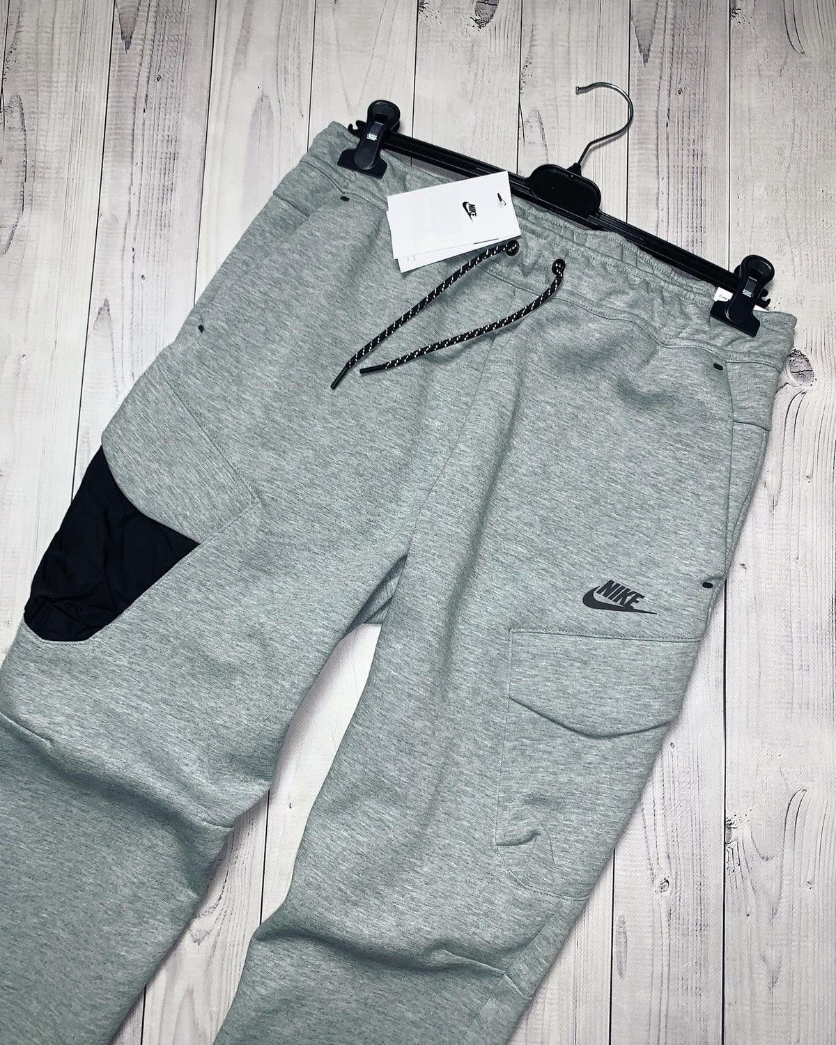 Nike Nike Tech Fleece drill joggers cargo rare black pocket Size US 36 / EU 52 - 3 Thumbnail