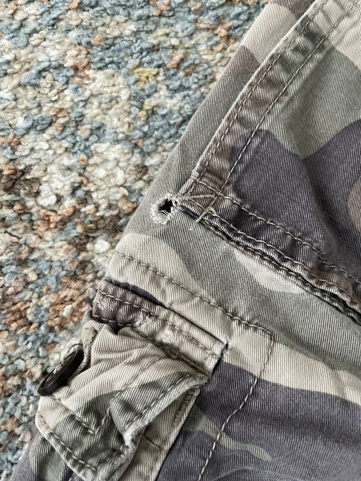 American Eagle Outfitters VTG American Eagle y2k Cargo Shorts Zip Pockets 36 Size US 34 / EU 50 - 10 Thumbnail