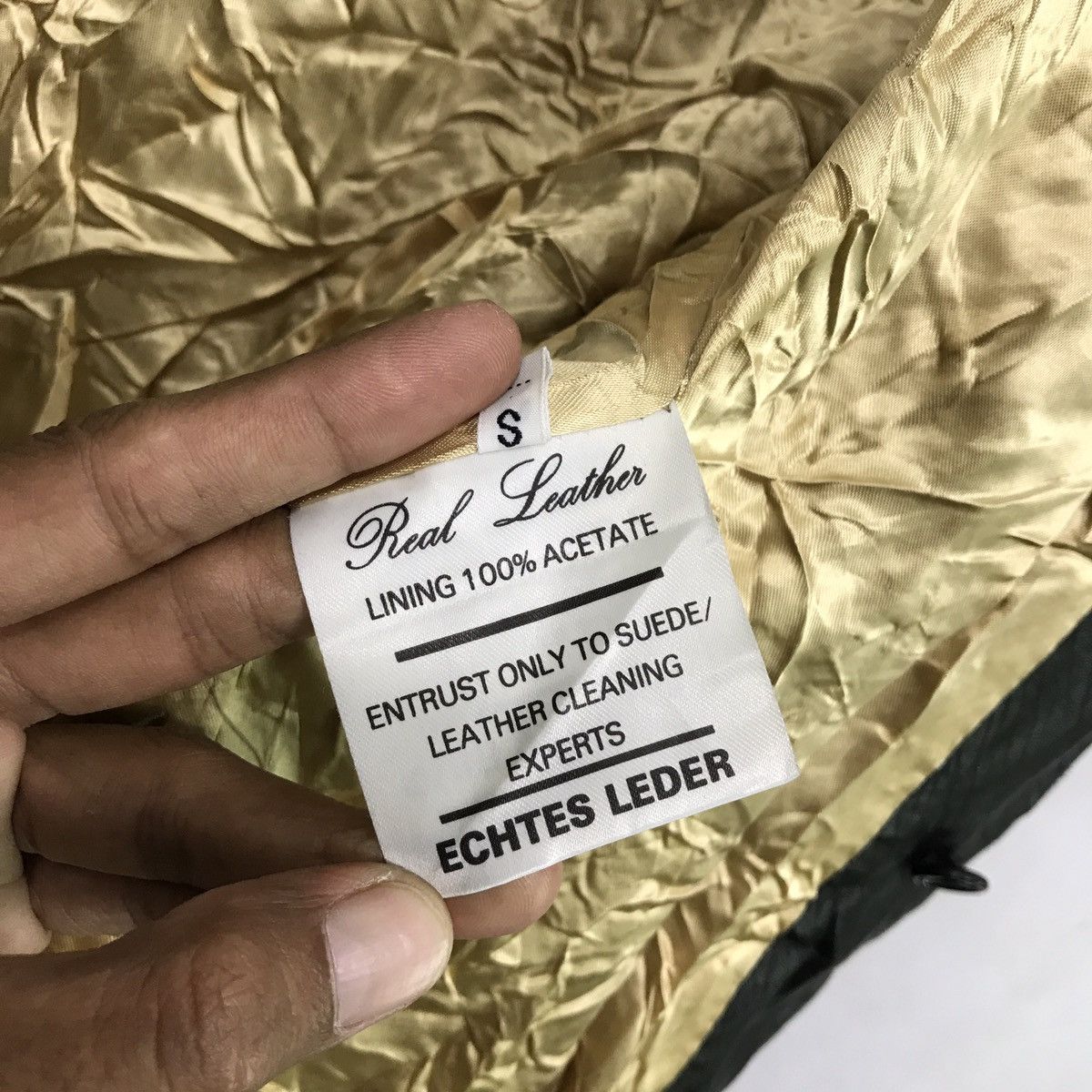 Other 🔥Unknown real leather moto jacket made in england Size US S / EU 44-46 / 1 - 13 Thumbnail