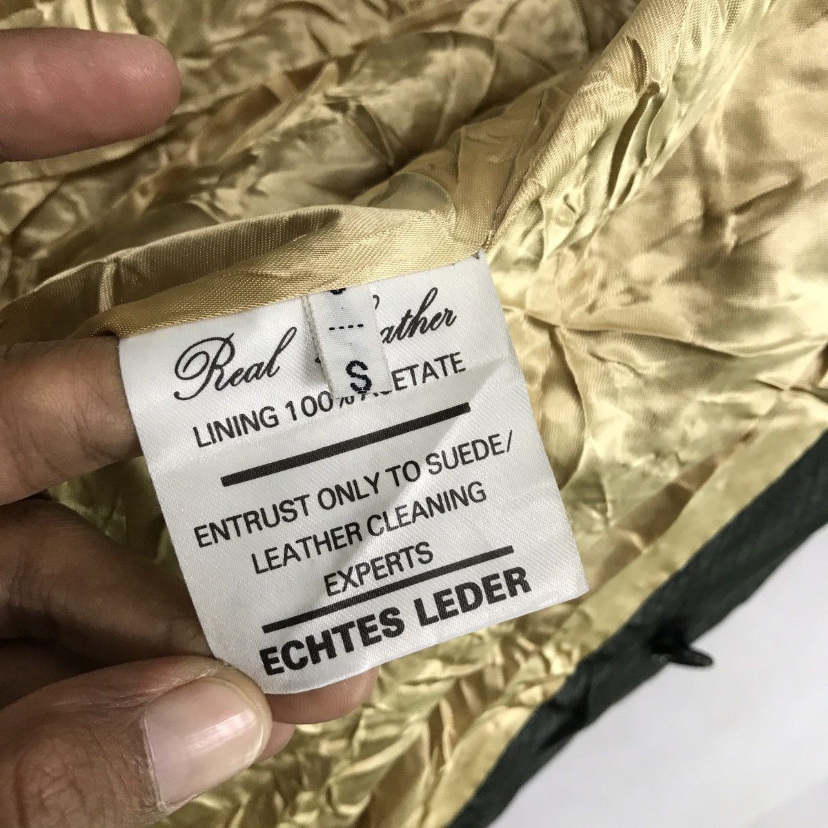 Other 🔥Unknown real leather moto jacket made in england Size US S / EU 44-46 / 1 - 14 Thumbnail