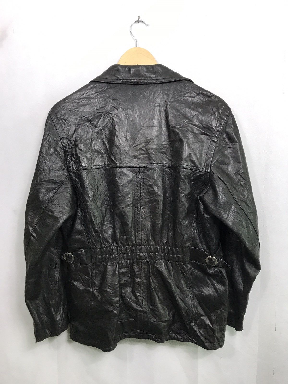 Other 🔥Unknown real leather moto jacket made in england Size US S / EU 44-46 / 1 - 7 Thumbnail