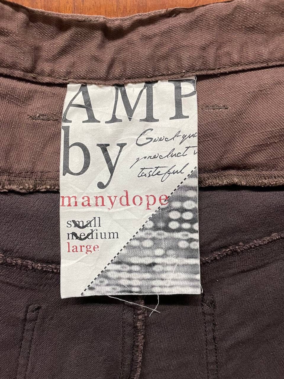 AMP × If Six Was Nine × Japanese Brand Vintage Japanese Brand AMP Double Waisted Bondage Punk Jeans Size US 33 - 16 Thumbnail